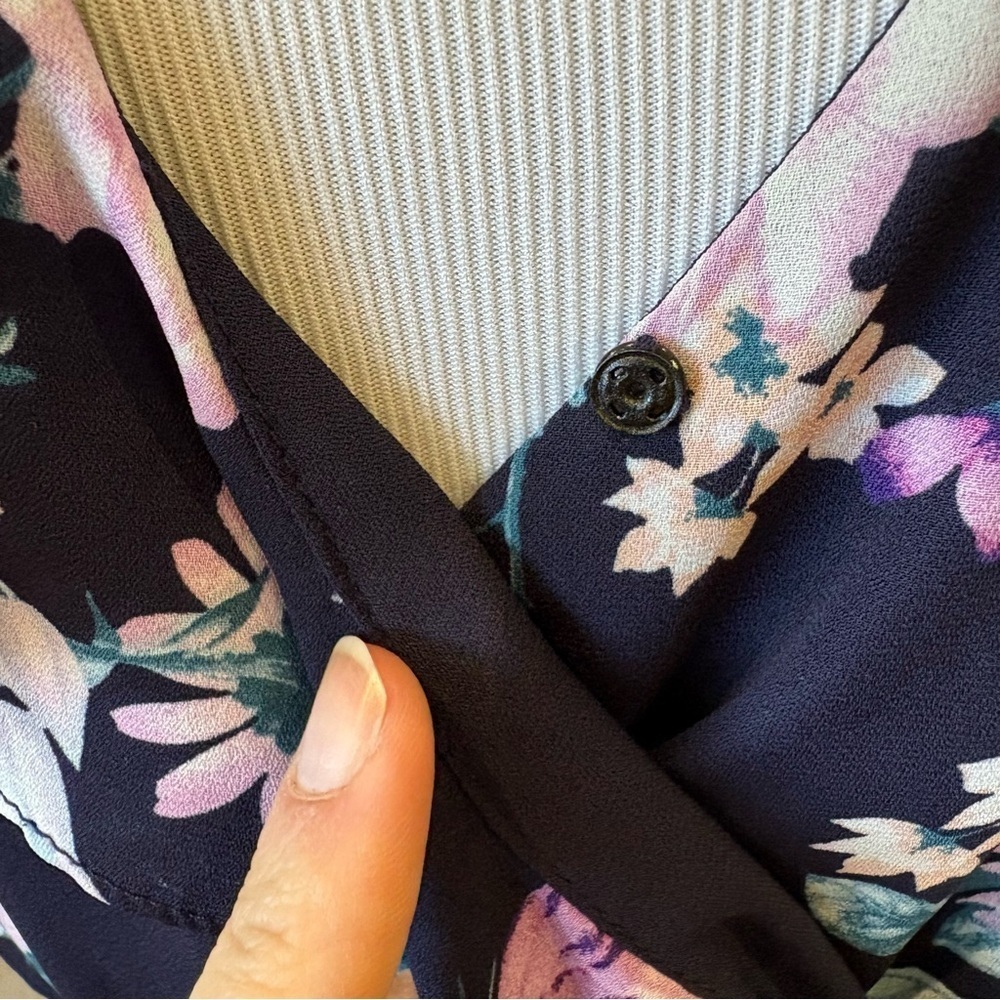 Floral Feminine Ruffle Date Night Coquette Spaghetti Strap Dress Sz S - Picture 3 of 9